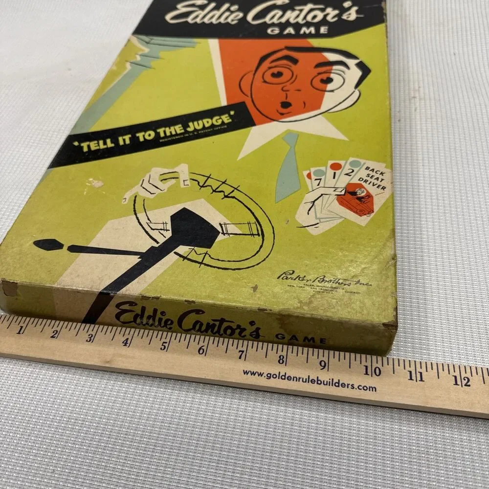 Vintage 1930's Eddie Cantor's Tell It To The Judge Parker Brothers Art Deco